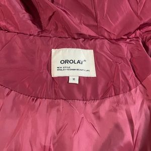 Orolay womens thickened down jacket coat size medium